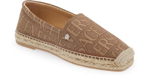 espadrille versace femme|versace icon espadrilles.